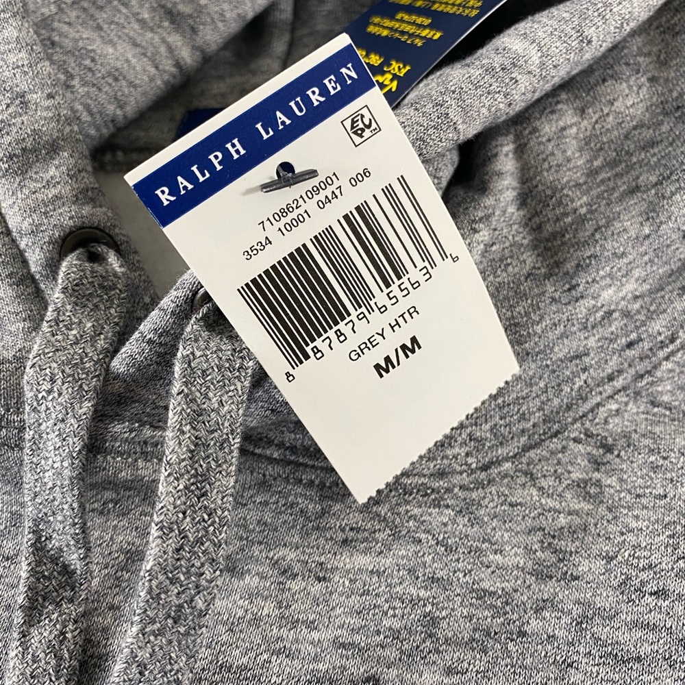 Polo Ralph Lauren Spell Out American Flag Double Knit Hoodie Sweater - Picture 8 of 16